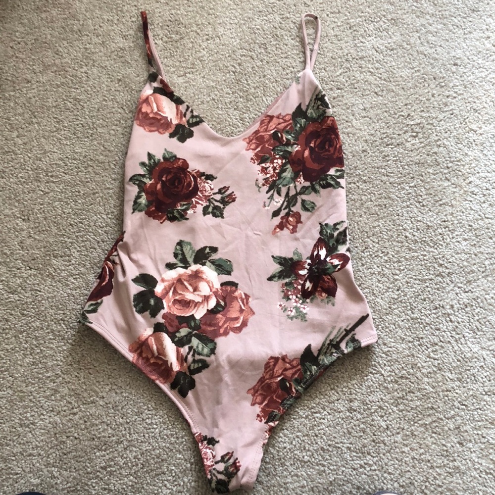 Cute floral body suit